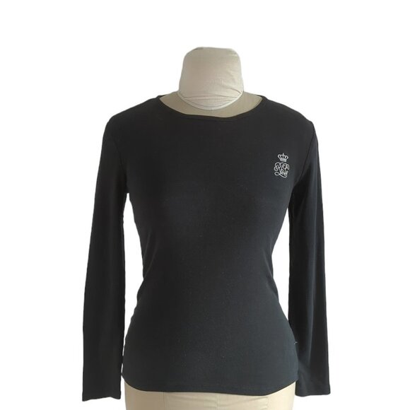 Lauren Ralph Lauren Long Sleeve Monogram Tee - Picture 1 of 5